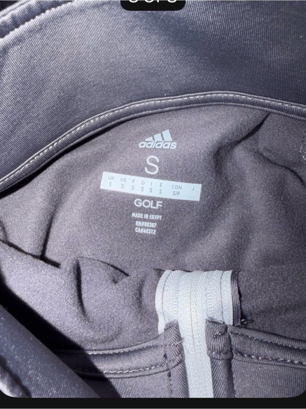 adidas Men’s Gray Half-Zip Training Pullover - Picture 3 of 3